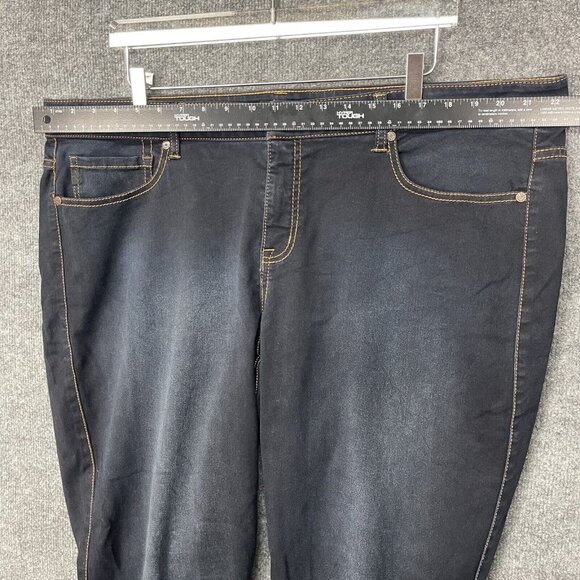 Torrid Jeans Womens 24 Blue Jegging Dark Wash‎ High Rise Cotton Stretch Blend - Picture 5 of 15